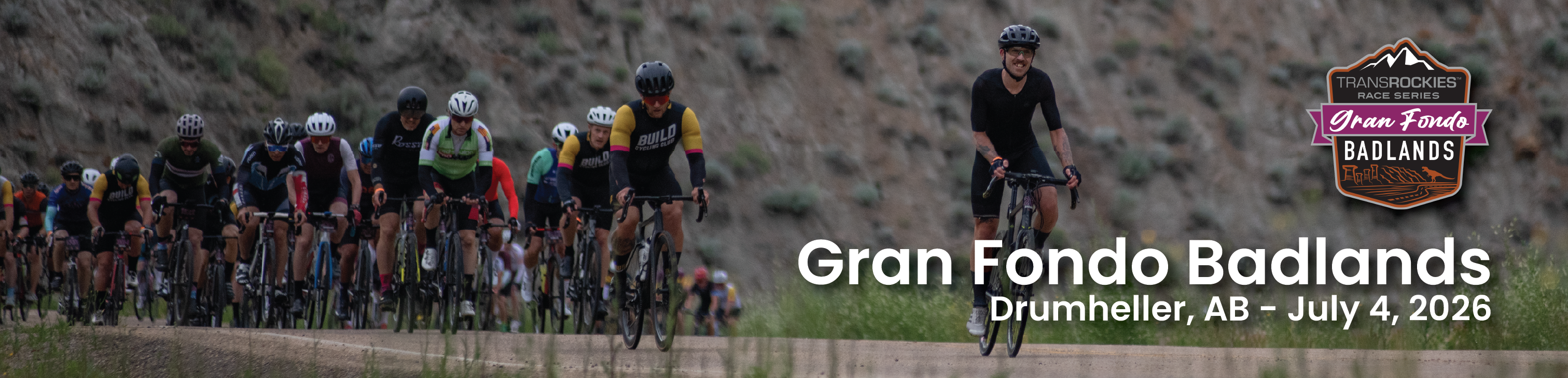 The event Gran Fondo Badlands 2026 is happening July  4, 2026